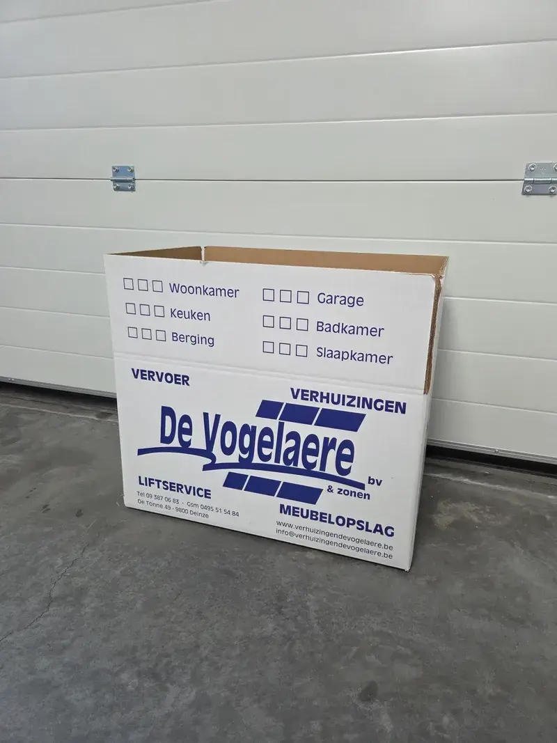 Dicht te kleven verhuisdoos